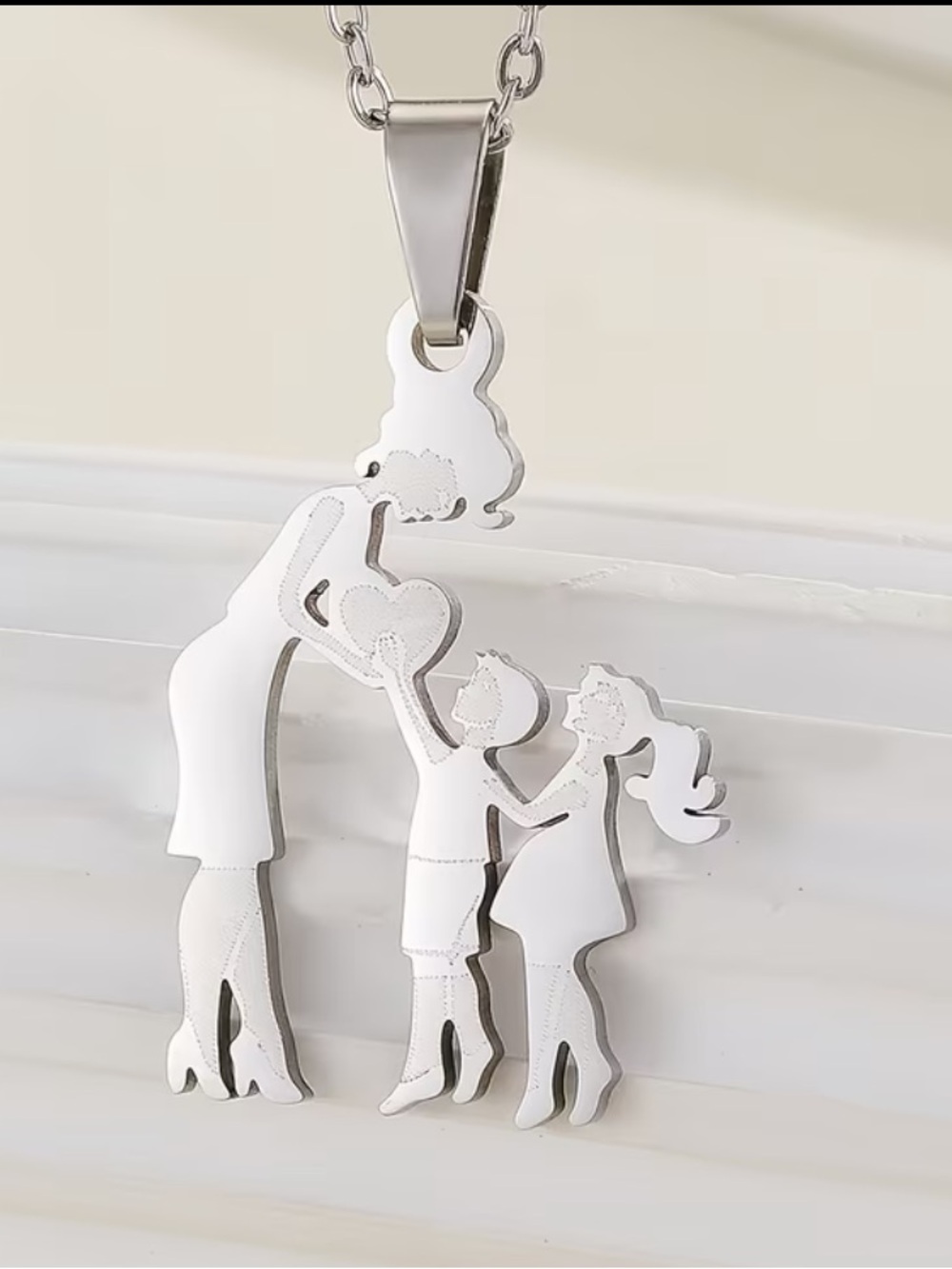 Mother’s Day Pendant Necklace - Mom & Kids